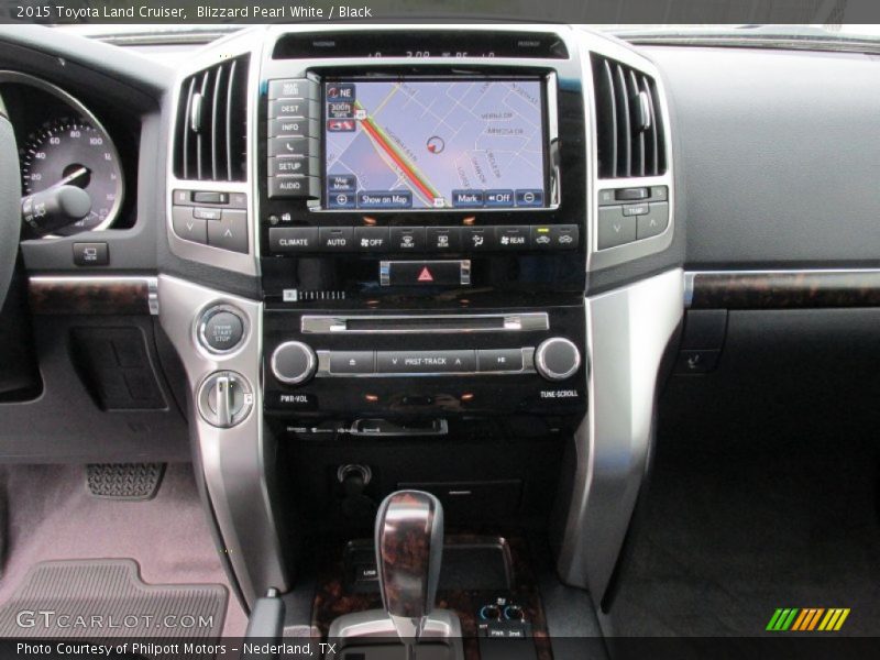 Controls of 2015 Land Cruiser 