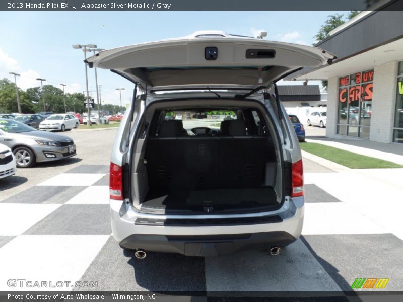 Alabaster Silver Metallic / Gray 2013 Honda Pilot EX-L