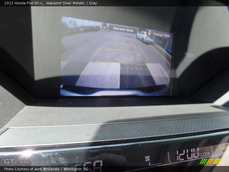 Alabaster Silver Metallic / Gray 2013 Honda Pilot EX-L
