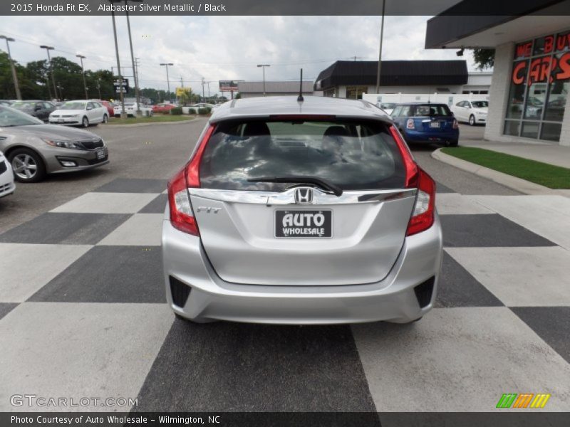 Alabaster Silver Metallic / Black 2015 Honda Fit EX