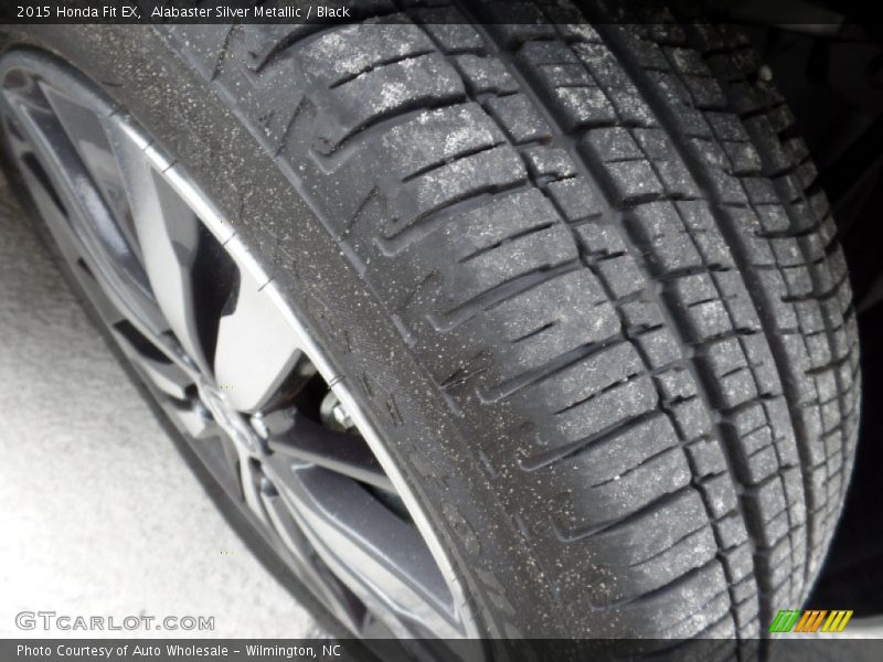 Alabaster Silver Metallic / Black 2015 Honda Fit EX