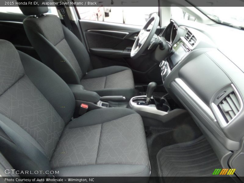 Alabaster Silver Metallic / Black 2015 Honda Fit EX