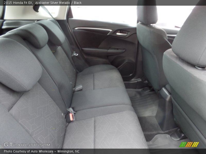 Alabaster Silver Metallic / Black 2015 Honda Fit EX