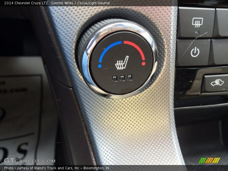 Summit White / Cocoa/Light Neutral 2014 Chevrolet Cruze LTZ