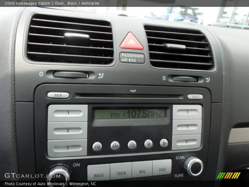 Black / Anthracite 2009 Volkswagen Rabbit 2 Door