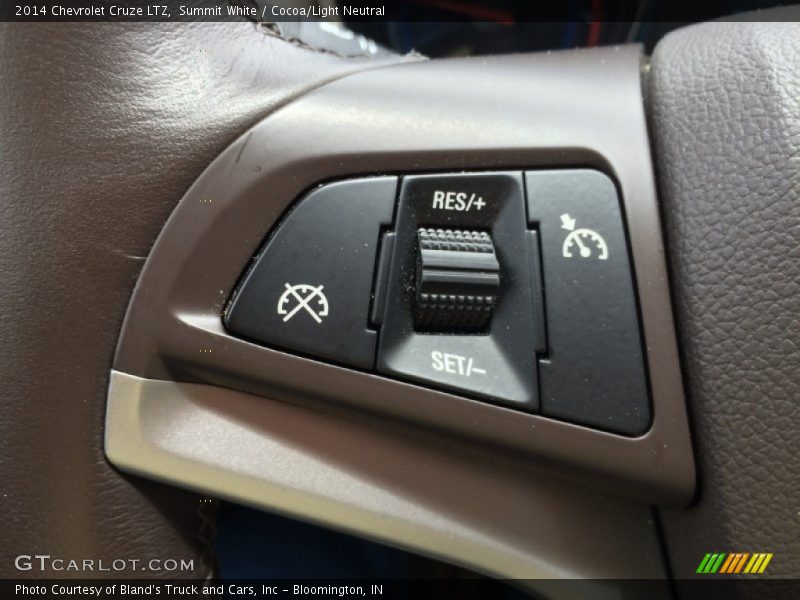 Summit White / Cocoa/Light Neutral 2014 Chevrolet Cruze LTZ