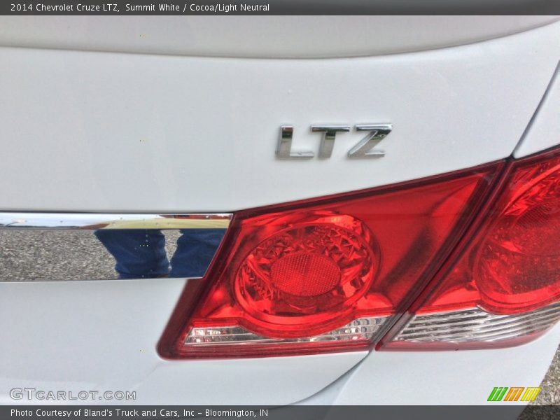 Summit White / Cocoa/Light Neutral 2014 Chevrolet Cruze LTZ