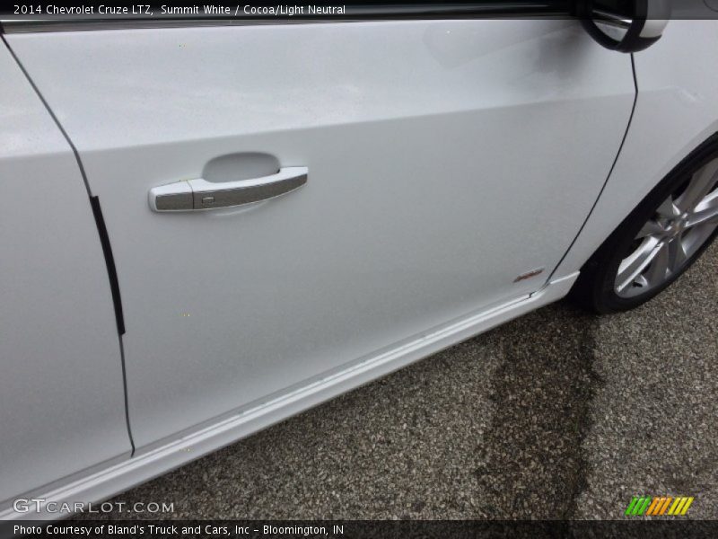 Summit White / Cocoa/Light Neutral 2014 Chevrolet Cruze LTZ