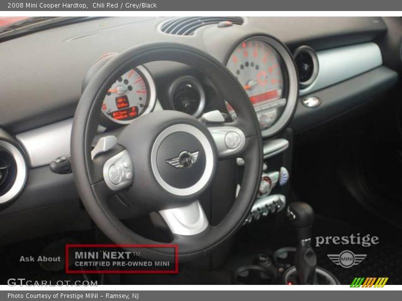 Chili Red / Grey/Black 2008 Mini Cooper Hardtop