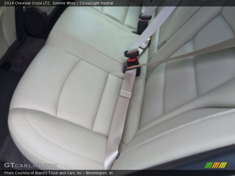 Summit White / Cocoa/Light Neutral 2014 Chevrolet Cruze LTZ