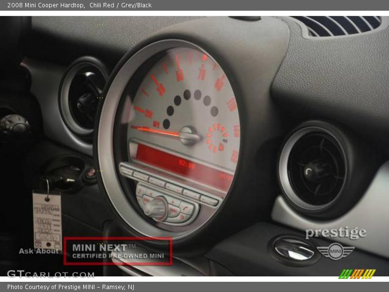 Chili Red / Grey/Black 2008 Mini Cooper Hardtop