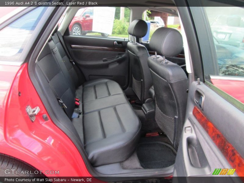 Laser Red / Black 1996 Audi A4 2.8 quattro Sedan