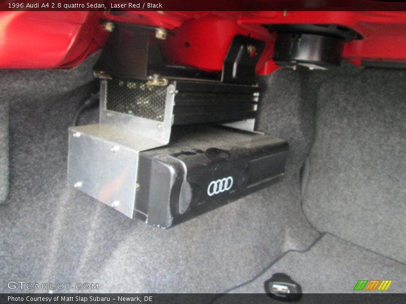 Laser Red / Black 1996 Audi A4 2.8 quattro Sedan