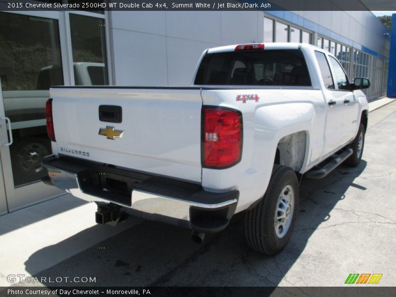 Summit White / Jet Black/Dark Ash 2015 Chevrolet Silverado 2500HD WT Double Cab 4x4