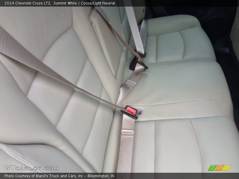 Summit White / Cocoa/Light Neutral 2014 Chevrolet Cruze LTZ