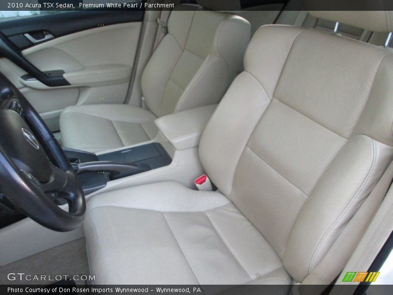 Premium White Pearl / Parchment 2010 Acura TSX Sedan