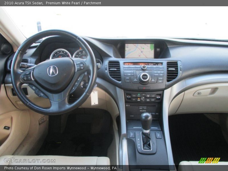 Premium White Pearl / Parchment 2010 Acura TSX Sedan