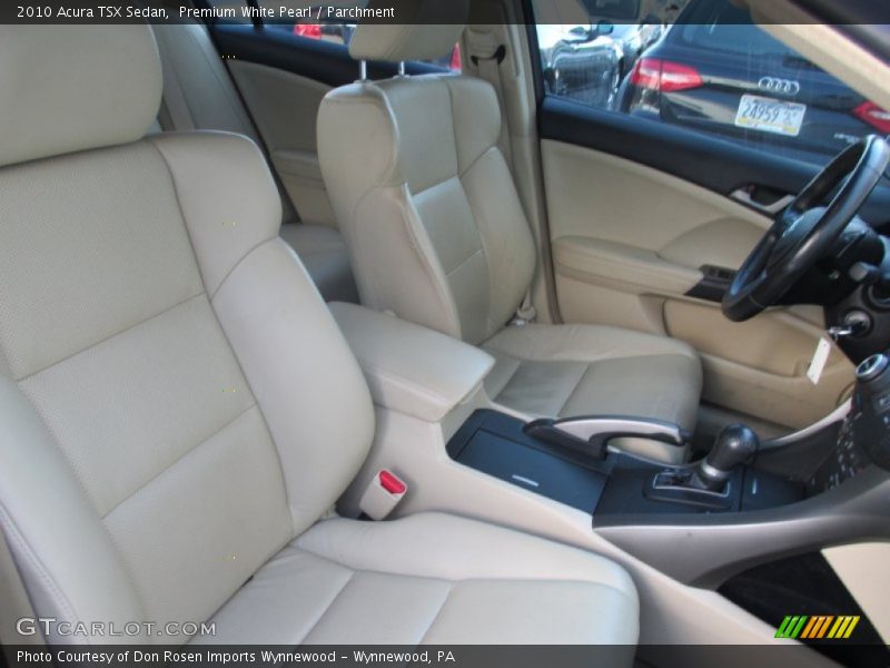 Premium White Pearl / Parchment 2010 Acura TSX Sedan