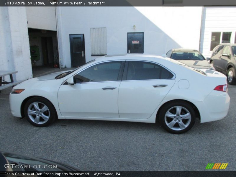 Premium White Pearl / Parchment 2010 Acura TSX Sedan