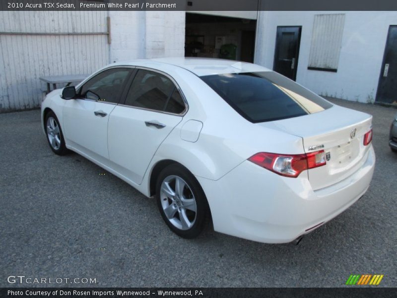 Premium White Pearl / Parchment 2010 Acura TSX Sedan