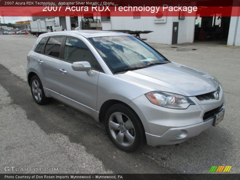 Alabaster Silver Metallic / Ebony 2007 Acura RDX Technology