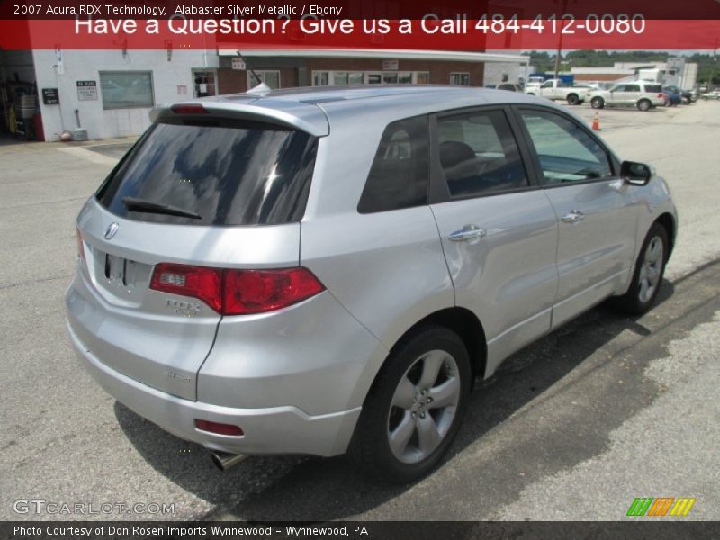 Alabaster Silver Metallic / Ebony 2007 Acura RDX Technology