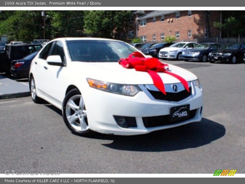 Premium White Pearl / Ebony 2009 Acura TSX Sedan