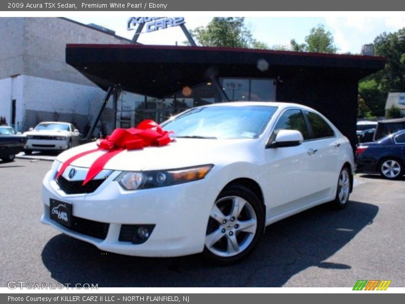 Premium White Pearl / Ebony 2009 Acura TSX Sedan