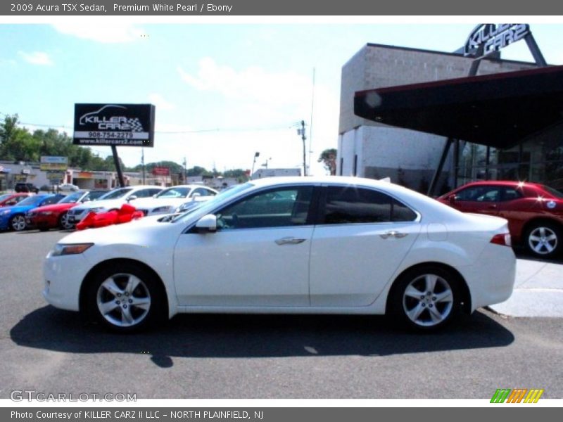 Premium White Pearl / Ebony 2009 Acura TSX Sedan