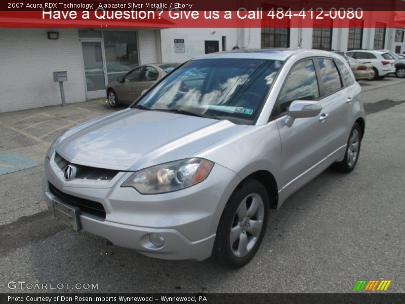 Alabaster Silver Metallic / Ebony 2007 Acura RDX Technology