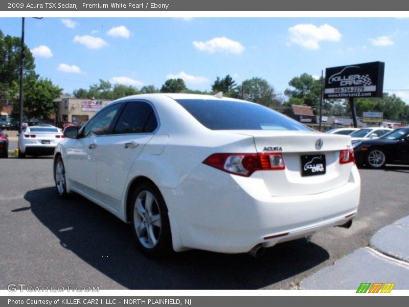 Premium White Pearl / Ebony 2009 Acura TSX Sedan