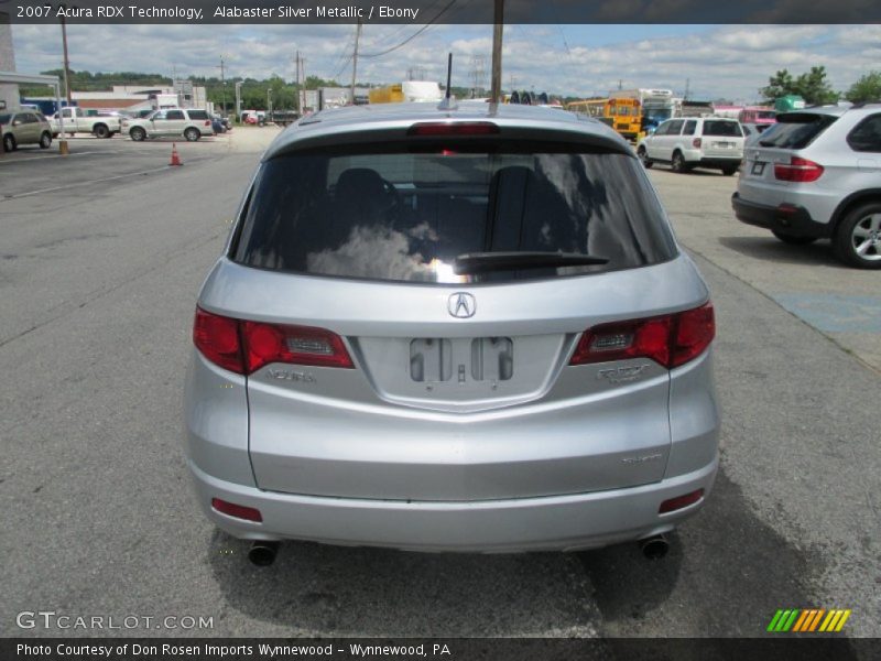 Alabaster Silver Metallic / Ebony 2007 Acura RDX Technology