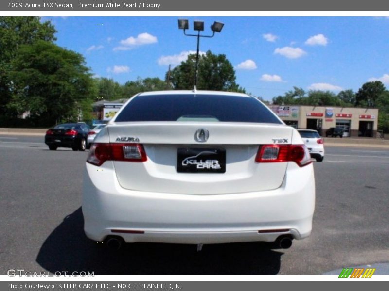 Premium White Pearl / Ebony 2009 Acura TSX Sedan
