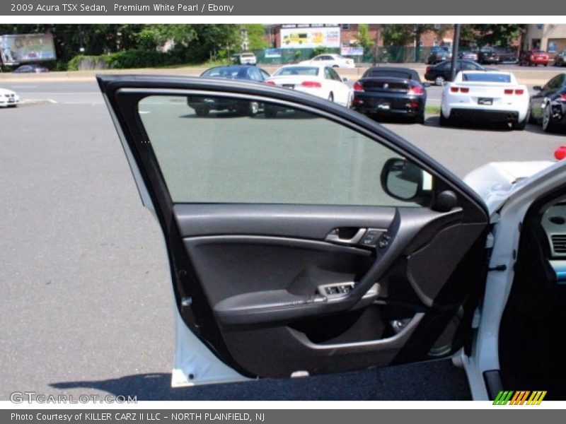 Premium White Pearl / Ebony 2009 Acura TSX Sedan