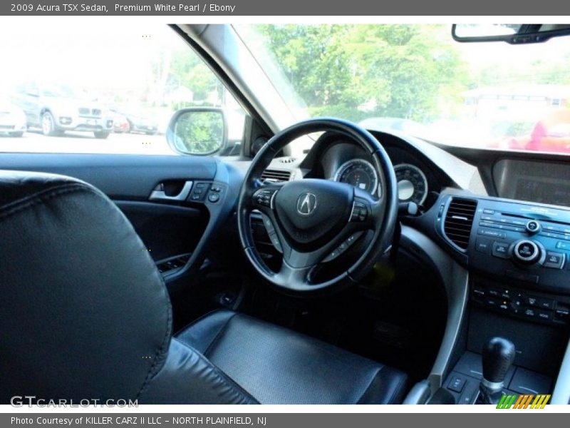 Premium White Pearl / Ebony 2009 Acura TSX Sedan