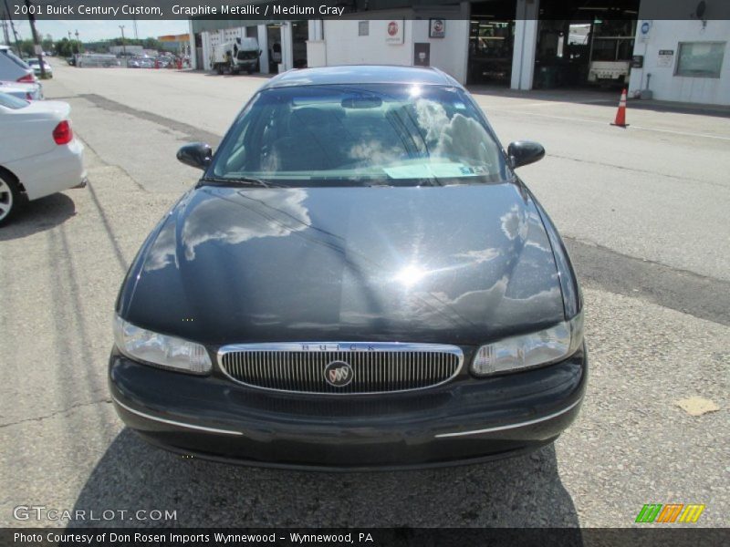 Graphite Metallic / Medium Gray 2001 Buick Century Custom