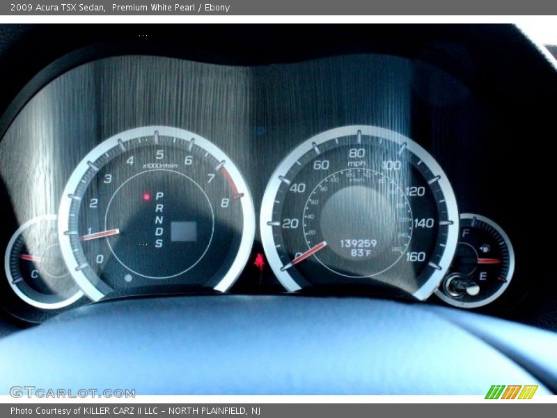 Premium White Pearl / Ebony 2009 Acura TSX Sedan
