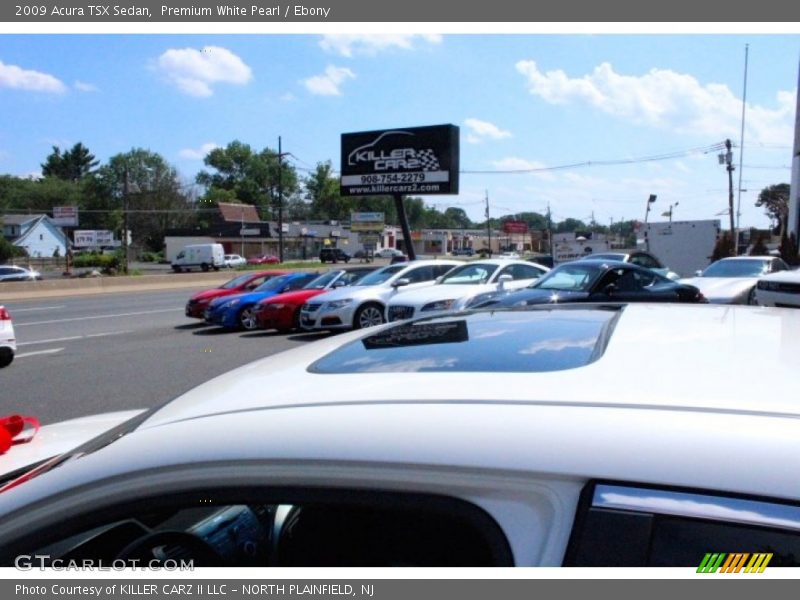 Premium White Pearl / Ebony 2009 Acura TSX Sedan