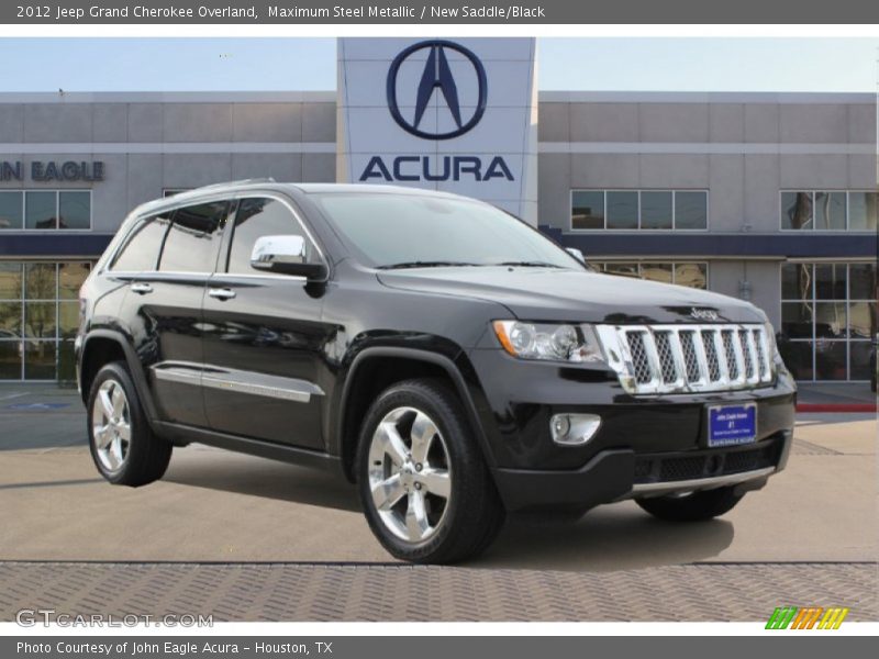 Maximum Steel Metallic / New Saddle/Black 2012 Jeep Grand Cherokee Overland