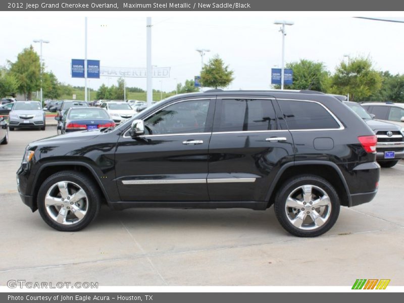Maximum Steel Metallic / New Saddle/Black 2012 Jeep Grand Cherokee Overland