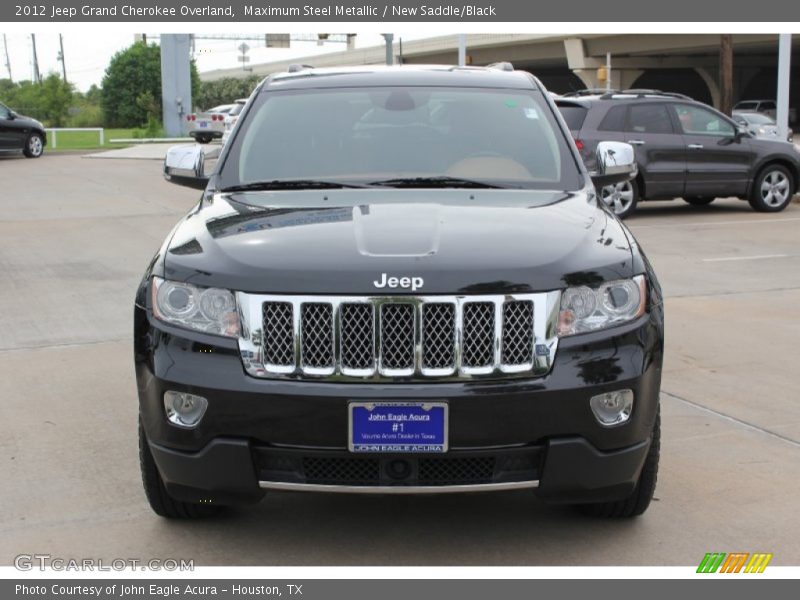 Maximum Steel Metallic / New Saddle/Black 2012 Jeep Grand Cherokee Overland