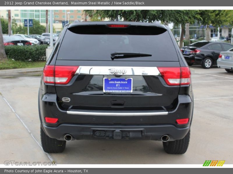 Maximum Steel Metallic / New Saddle/Black 2012 Jeep Grand Cherokee Overland