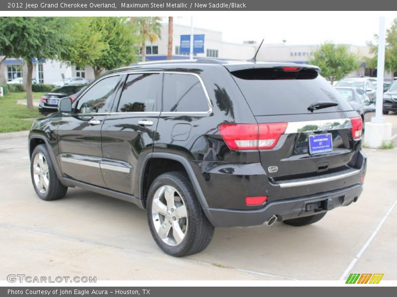 Maximum Steel Metallic / New Saddle/Black 2012 Jeep Grand Cherokee Overland