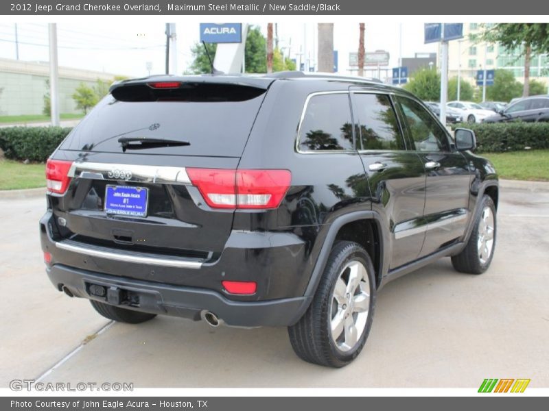Maximum Steel Metallic / New Saddle/Black 2012 Jeep Grand Cherokee Overland