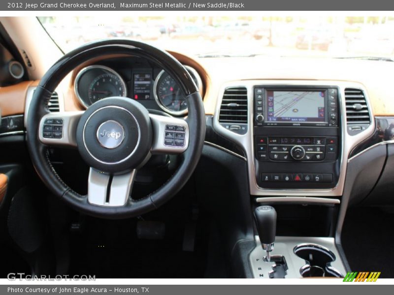 Maximum Steel Metallic / New Saddle/Black 2012 Jeep Grand Cherokee Overland