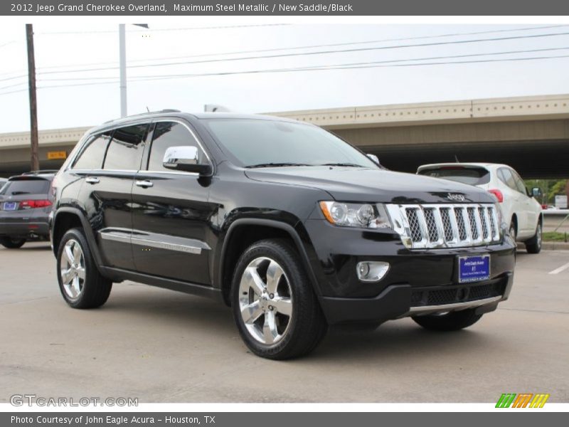 Maximum Steel Metallic / New Saddle/Black 2012 Jeep Grand Cherokee Overland