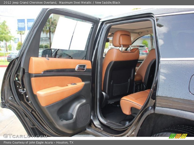 Maximum Steel Metallic / New Saddle/Black 2012 Jeep Grand Cherokee Overland