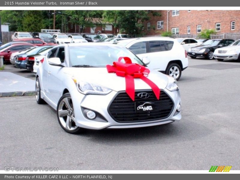 Ironman Silver / Black 2015 Hyundai Veloster Turbo