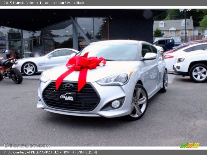 Ironman Silver / Black 2015 Hyundai Veloster Turbo
