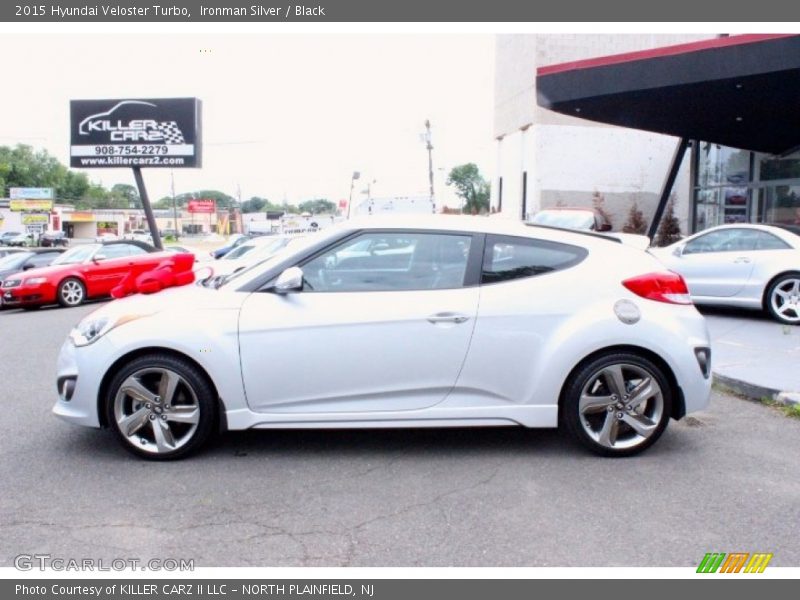 Ironman Silver / Black 2015 Hyundai Veloster Turbo